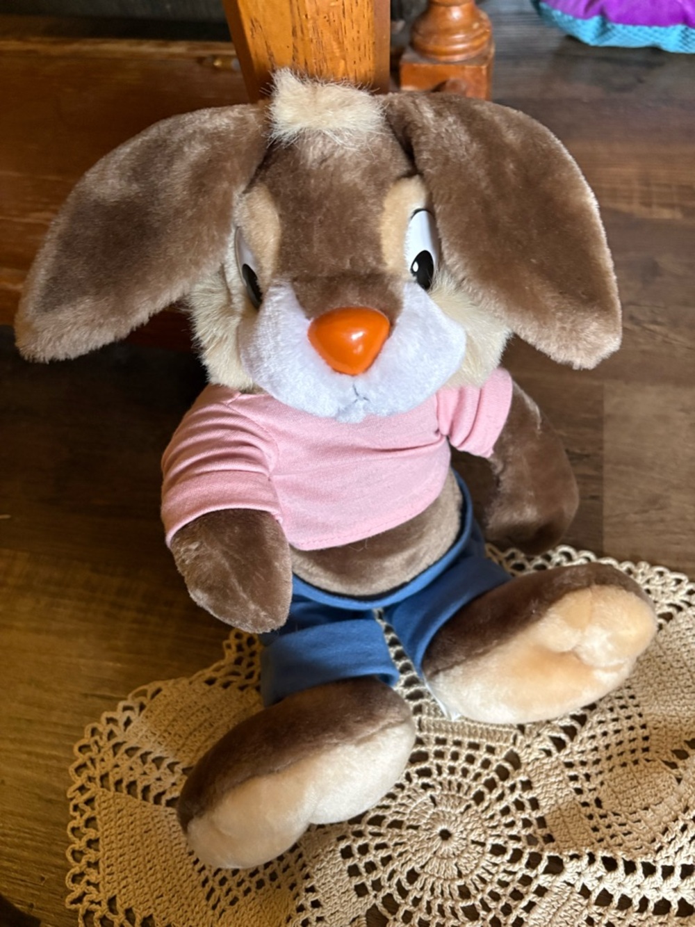 Disney Parks Disneyland Walt Disneyworld Splash Mountain Brer Rabbit Plush 15”